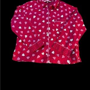 Victoria's Secret Red Heart Pajama set